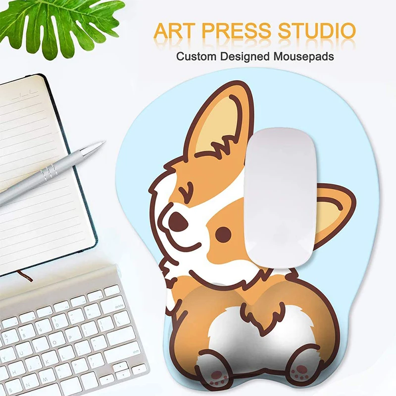 Factory Supply Custom Silicone Gel Boob Mouse Pad Anime Wrist Rest high quality Ergonomic 3d Sexy Anime Gel Mousepad