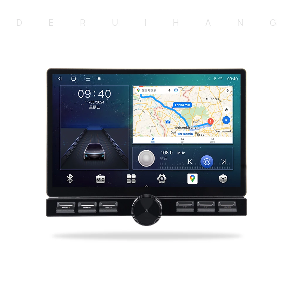 Android 13 Car Auto Radio 11.8inch For Xiaomi SU7 Style 8Core Carplay QLED Screen For Universal GPS 4G RDS AHD Video Player