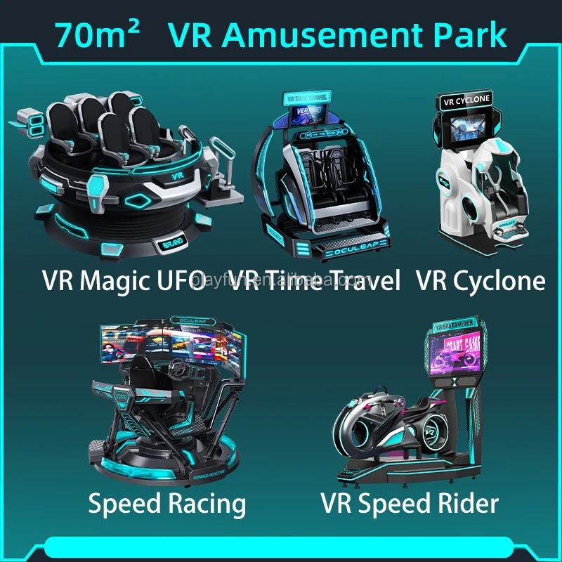 Playfun Coin operated game motorcycle arcade games motor racing video simulator full motion speed VR racing  car