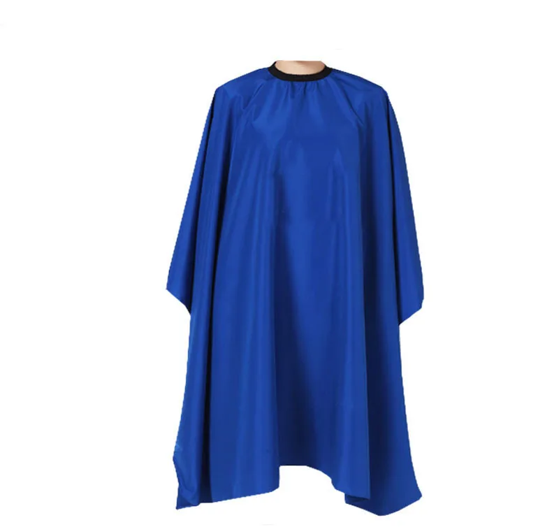 White Mens Barber Cape Transparent Custom Hair Cutting Cape Pattern