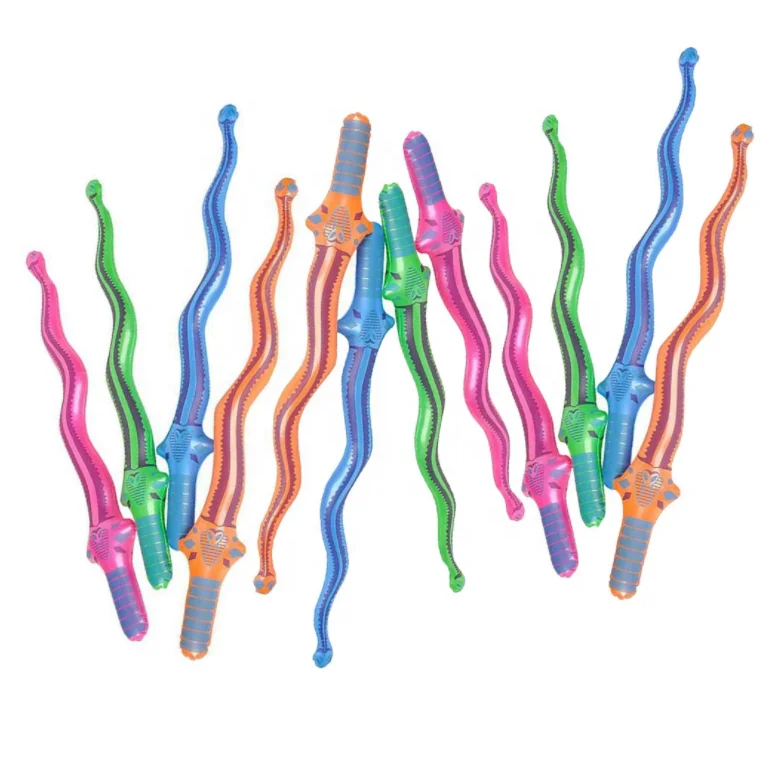 Other Inflatable Toys Colorful and Fun Inflatable Snake-themed Curve Sword - Multicolor Snake Inflatable Sword toy in  Party