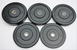 Ready to ship high quality gym fit weightlifting rubber weight plate