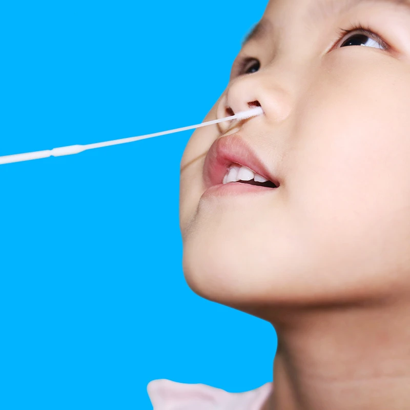 
Disposable Sampling Specimen Collection/Sampling Flocked Swab Nasal / Throat Swab 