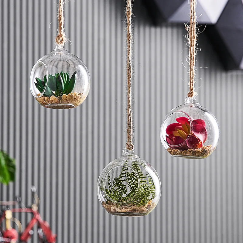 Hanging Ornament Craft Sphere Transparent Glass Ball Round Christmas Ball For Christmas Tree Decoration