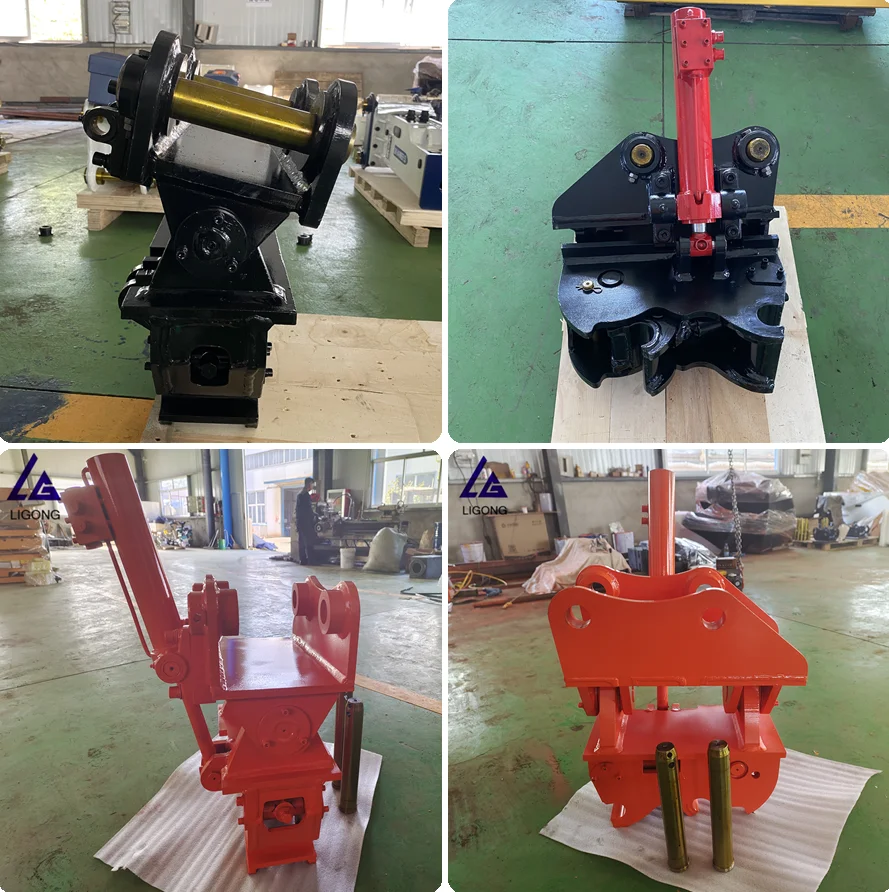 90 degree rotation Tilt quick hitch attach hydraulic quick coupler for 10 ton excavator