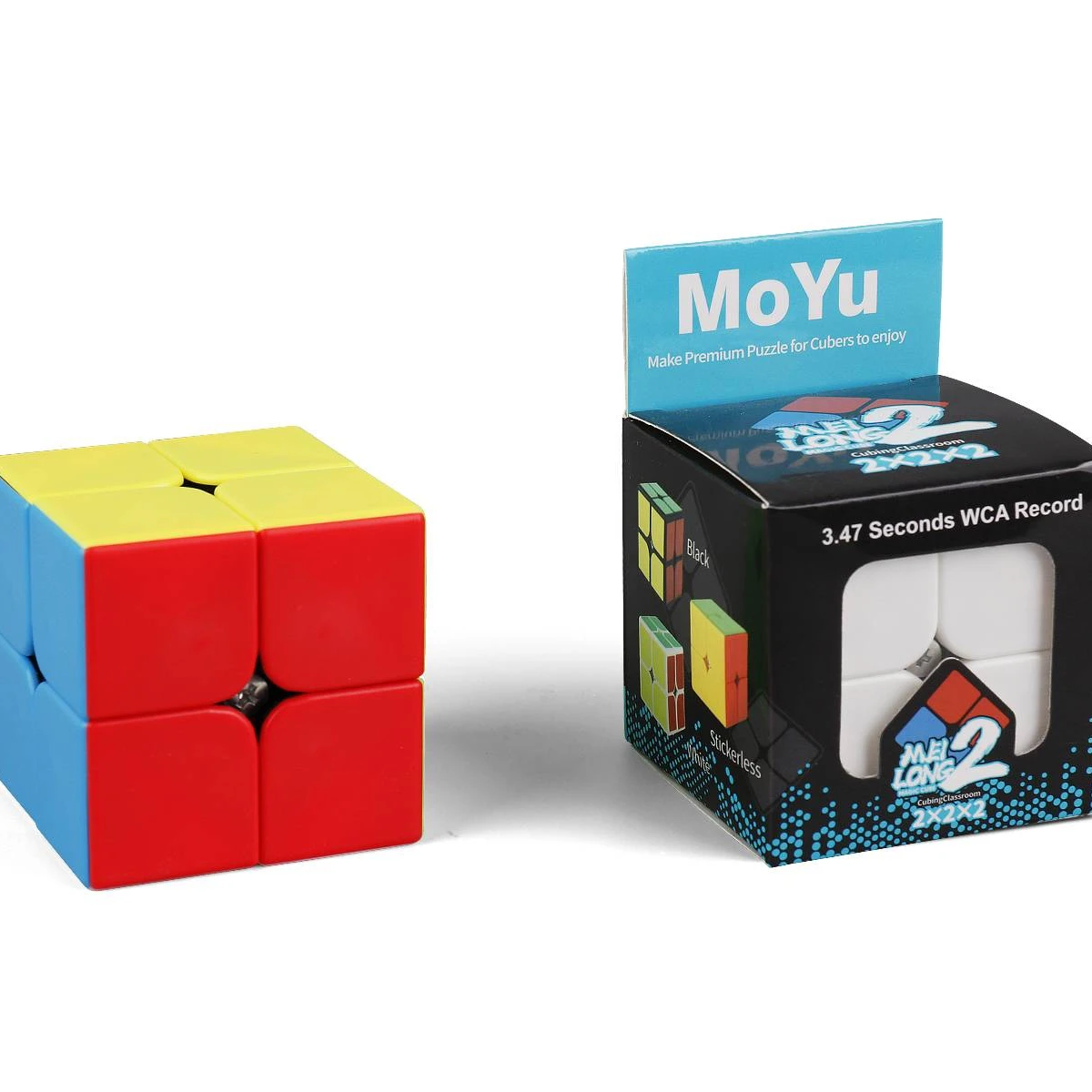 MOYU cube Meilong 2x2x2 ABS пластиковый магический куб для обучения