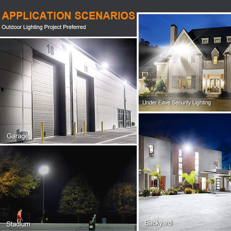 Waterproof Ip65 Architectural Reflector Stadium Floodlight Outdoor Lamp 10w 20w 30w 50w 100w 150w 200w Led Flood Light