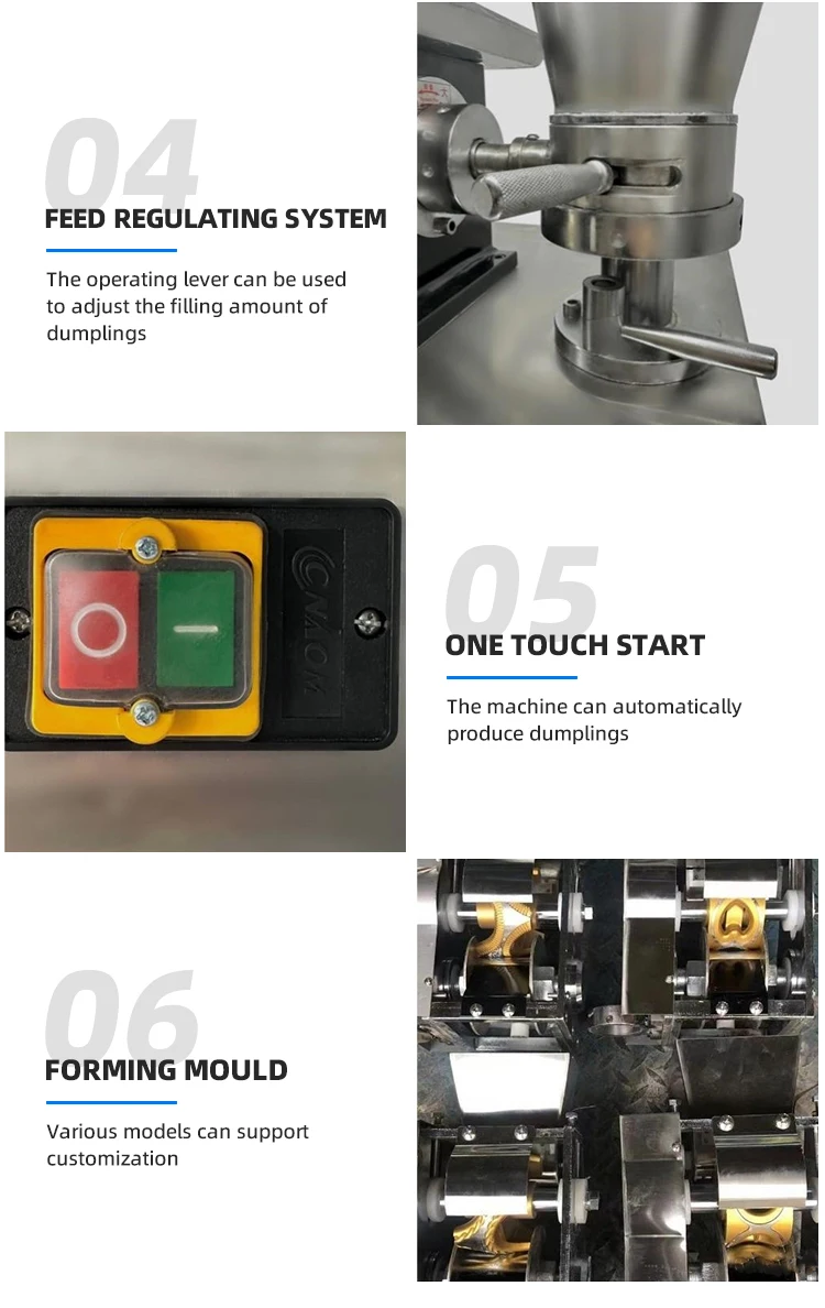 110v 220v grain product making machine automatic samosa making machine/dumpling empanada patty machine for USA/Canada restaurant
