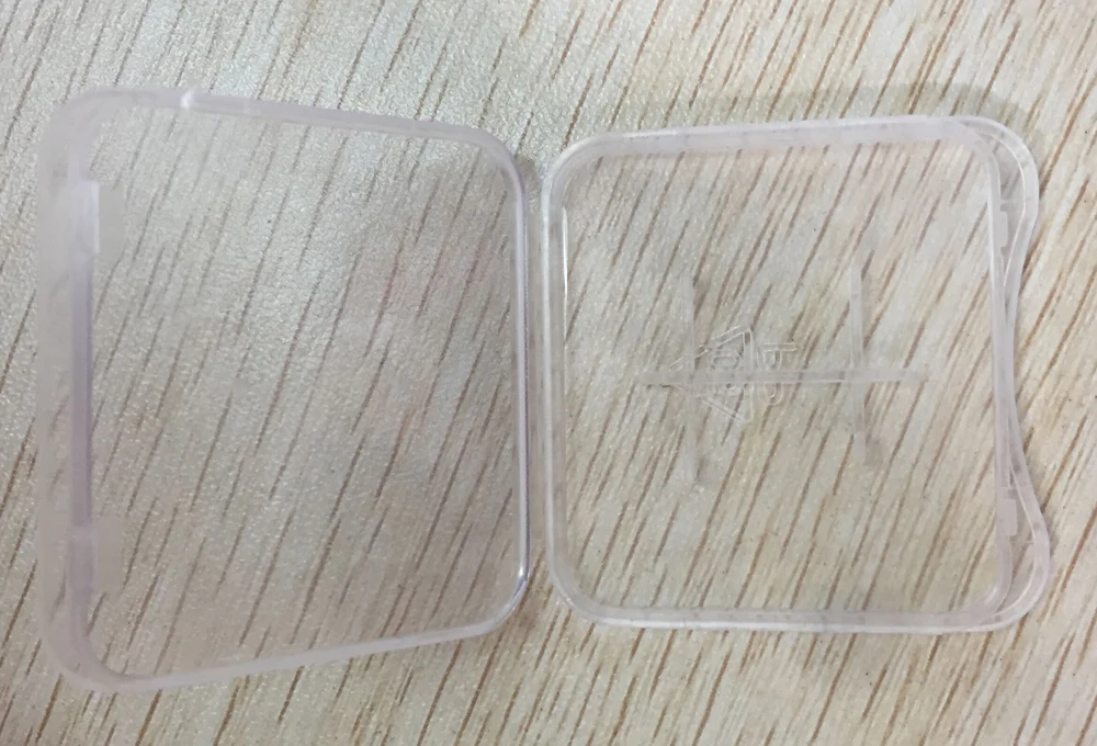 Micro SD Card Holder Case Transparent Clear Cards Organizer Storage Case for TF Card