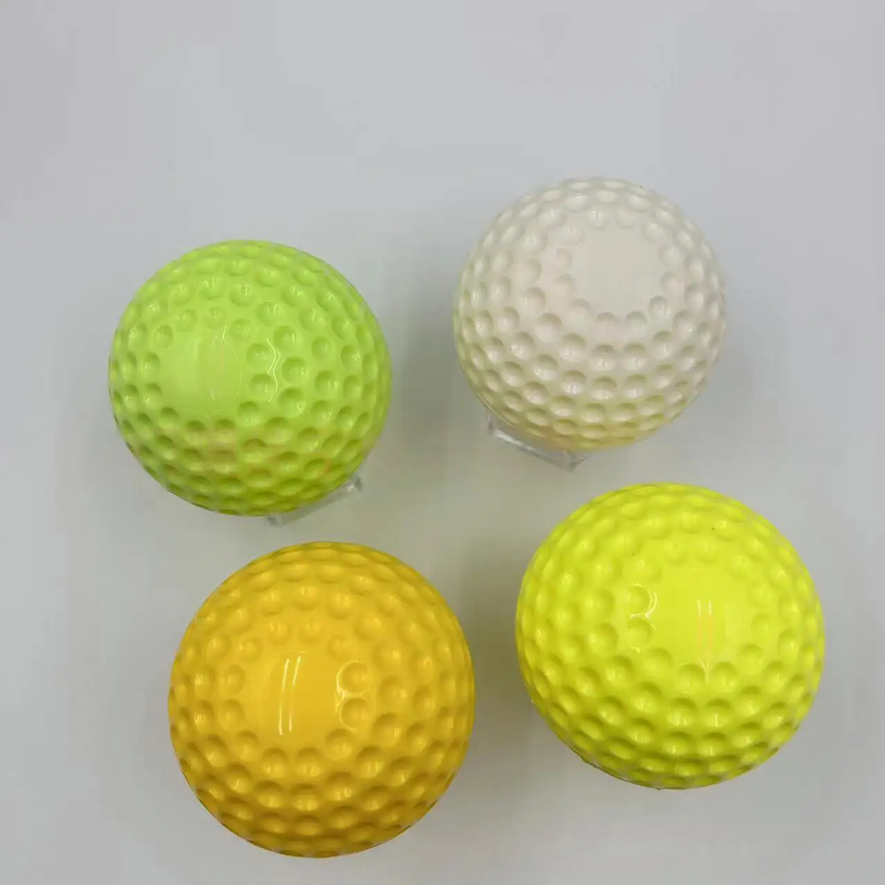 9 inches PU ball for baseball and softball training Professional 9 Inch PVC Leather Sports Training Gift Baseball Balls