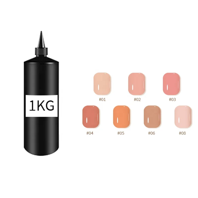 Professional Nail Gel 1/5/15/18/20 kilo packing kilogram Long Lasting Nude Colors Highly Pigmented Gel Nail Polish Set
