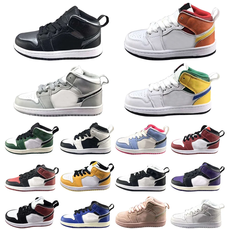 
Size 26-37 New Kids1 Basketball Sneakers Breathable Sport Non-slip Casual Shoes For Boy Girls 