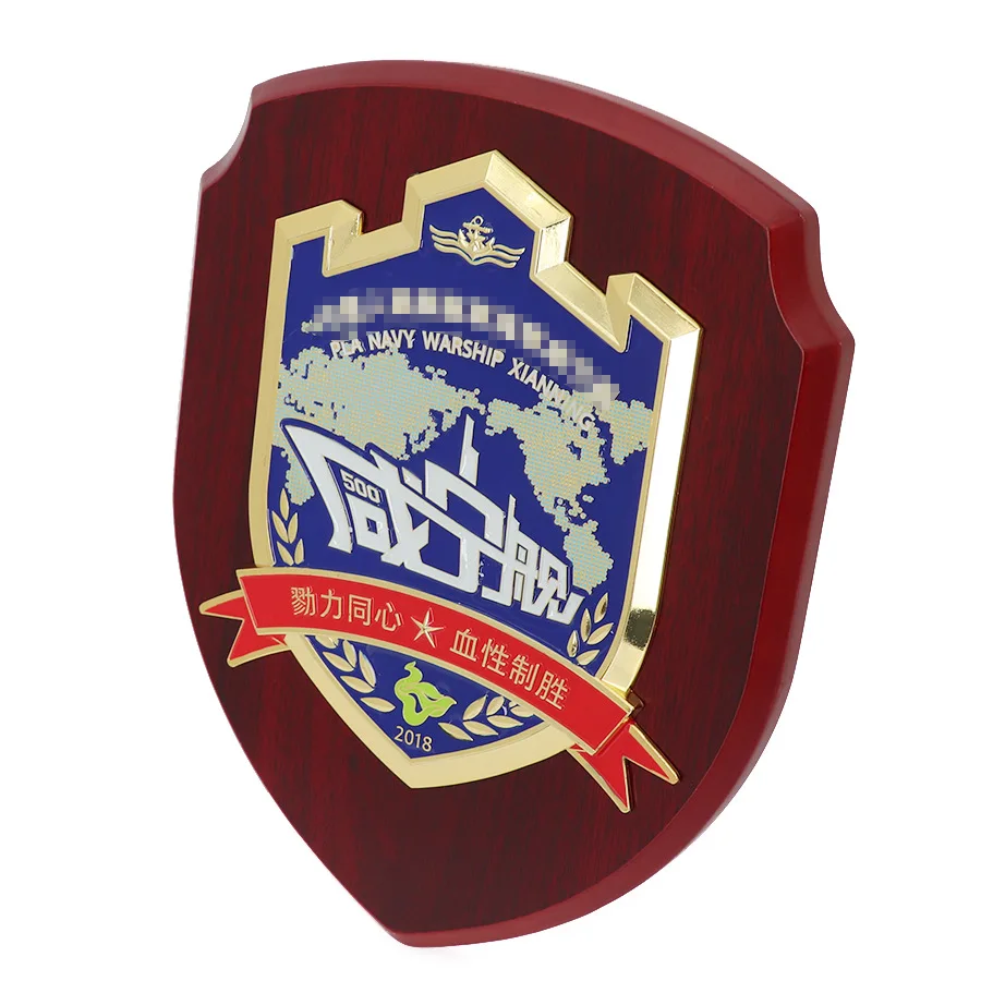 
Customized medal honor wood medal production lettering medal 