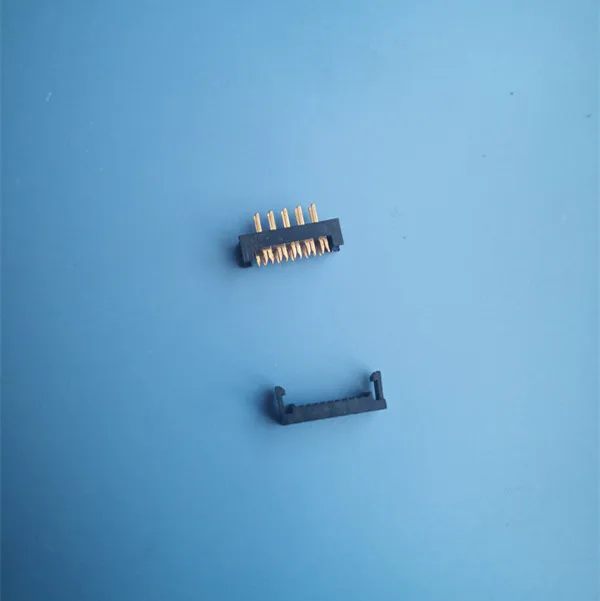 2.54mm PCB Dip IDC Sockect Contact with Rainbow Cable Black Db9 Male Connector Flat Cable Db9 Female to 2x5 10 Pin Idc IDC IDT