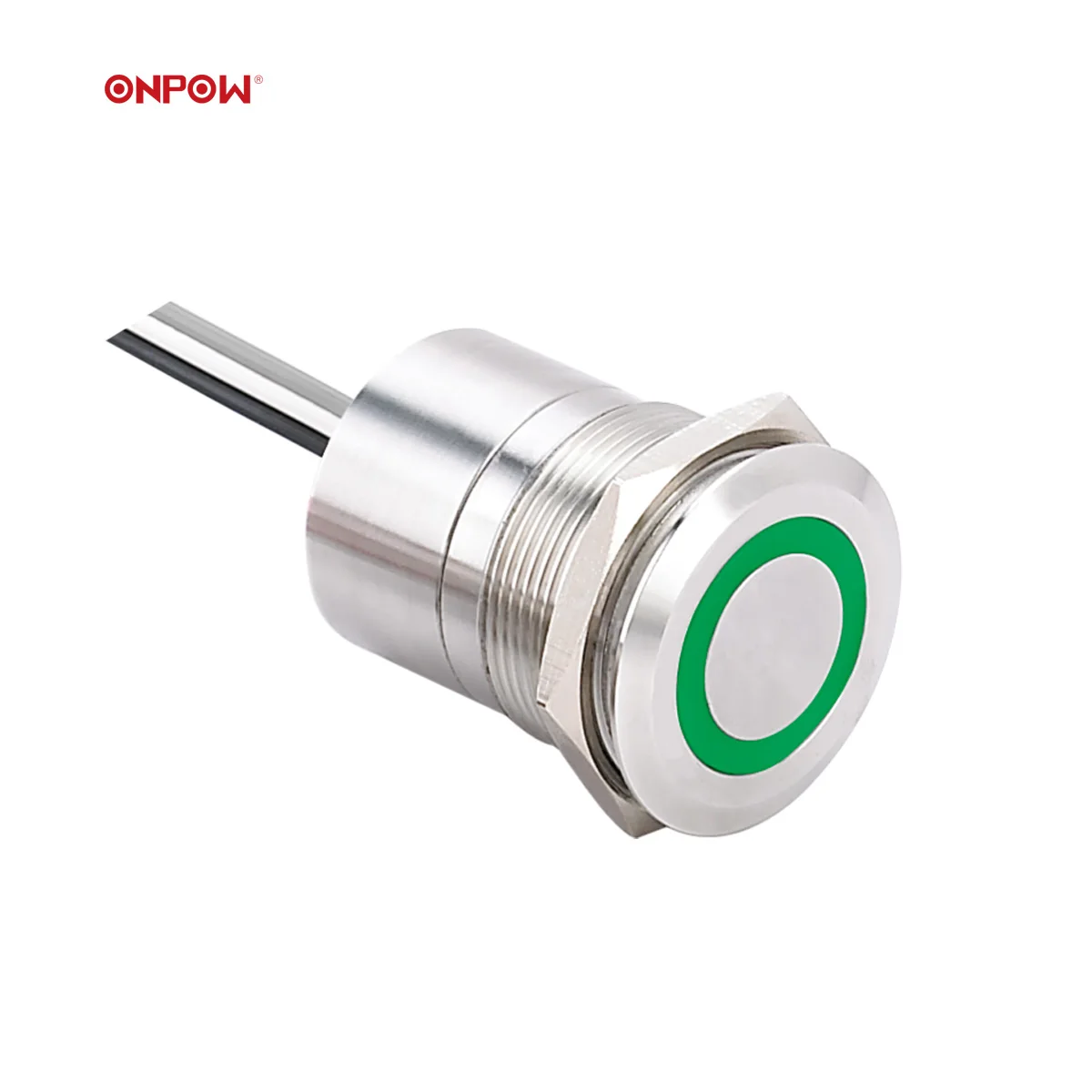 25mm Momentary/Latching flat head ring LED stainless steel waterproof IP68 capacitive touch switch