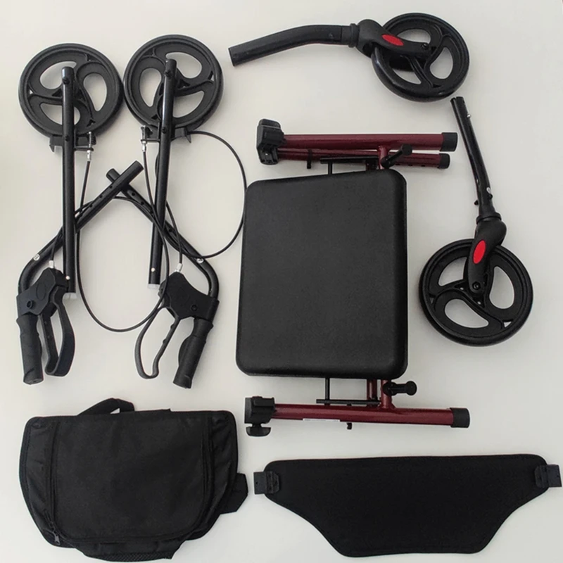 hot product adults rollator walker wheelchair with seat