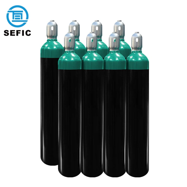 Competitive Price Seamless Steel 5L 10L 12L 15L 20L 40L 45L 47L 50L 150bar Oxygen Nitrogen Argon Co2 Gas Cylinder