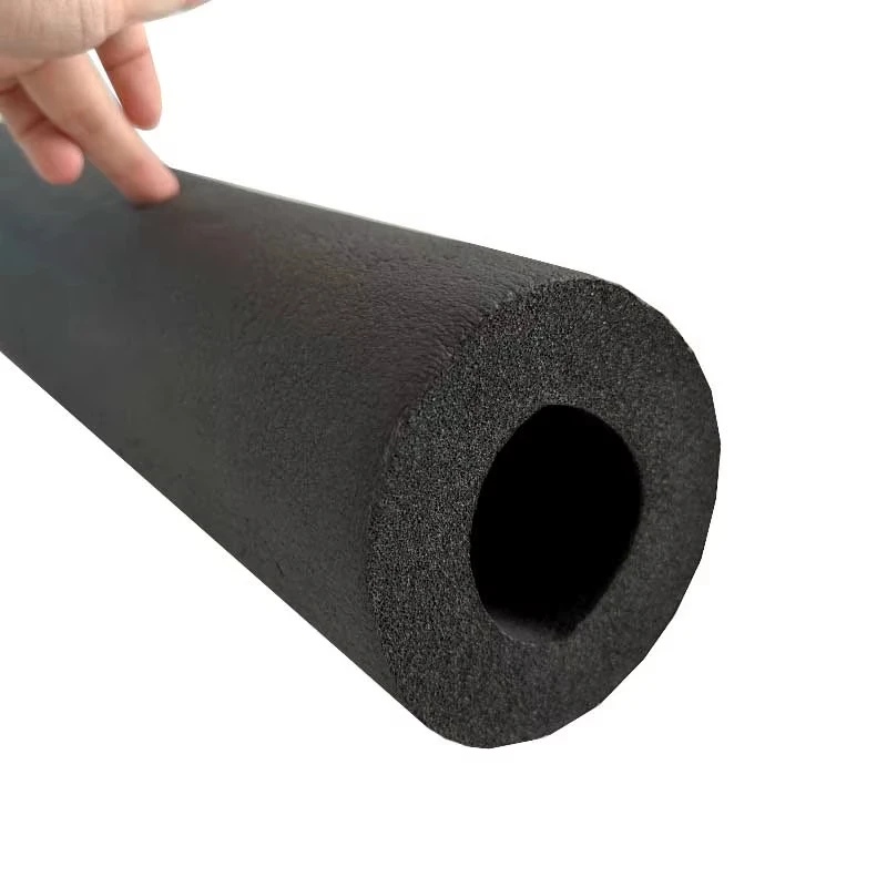 Temperature isolation material pvc insulation rubber foam large aluminum tube insulation material rubber foam tube