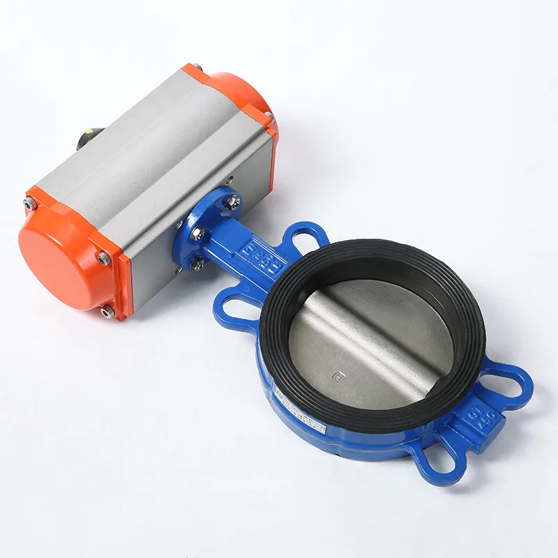 304 body disc seat pneumatic control actuator electric butterfly valve