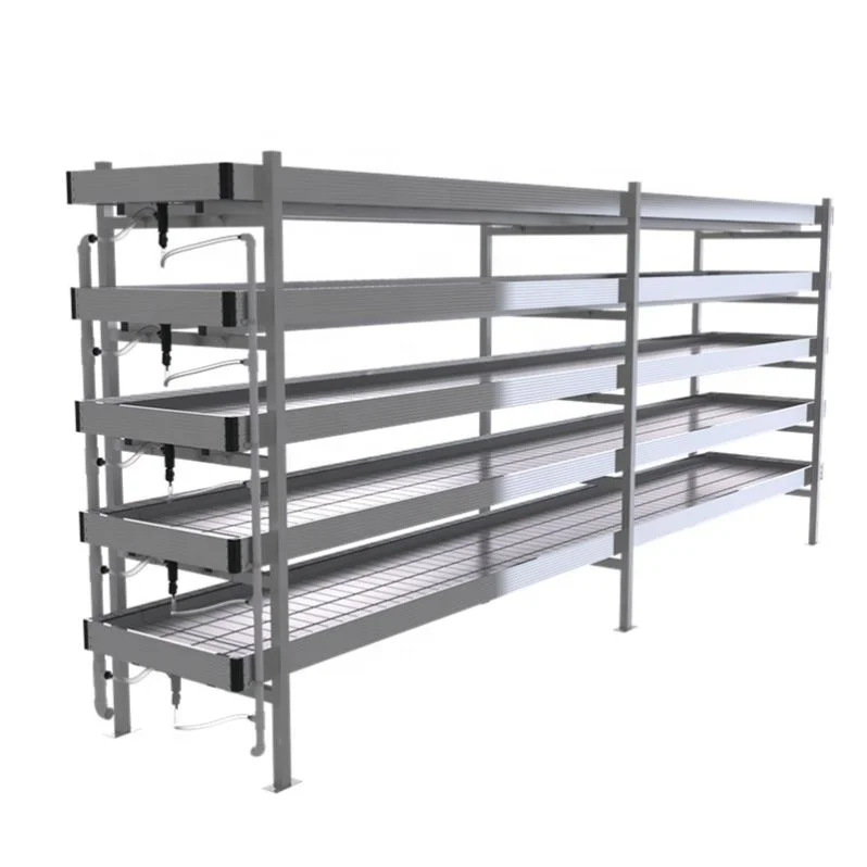 Movable Seed Tray Hydroponic Rolling Bench Ebb And Flow Table