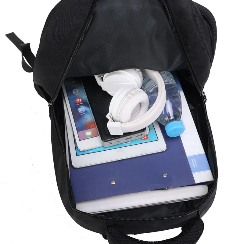 2023 Large Capacity 17 inch  Fashion Wholesale Smart Black Laptop Bag Back Leisure Men Laptop Backpack