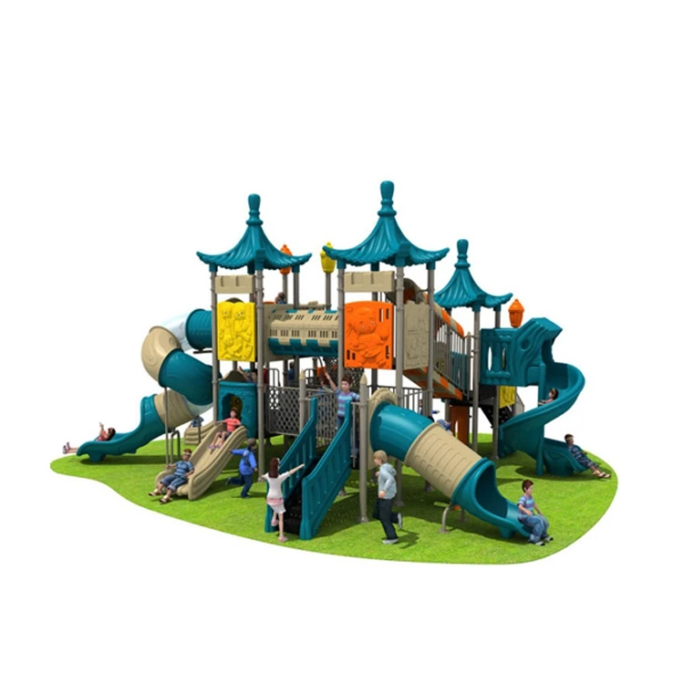 Huadong Kindergarten children outdoor playground slide for how to build a playground