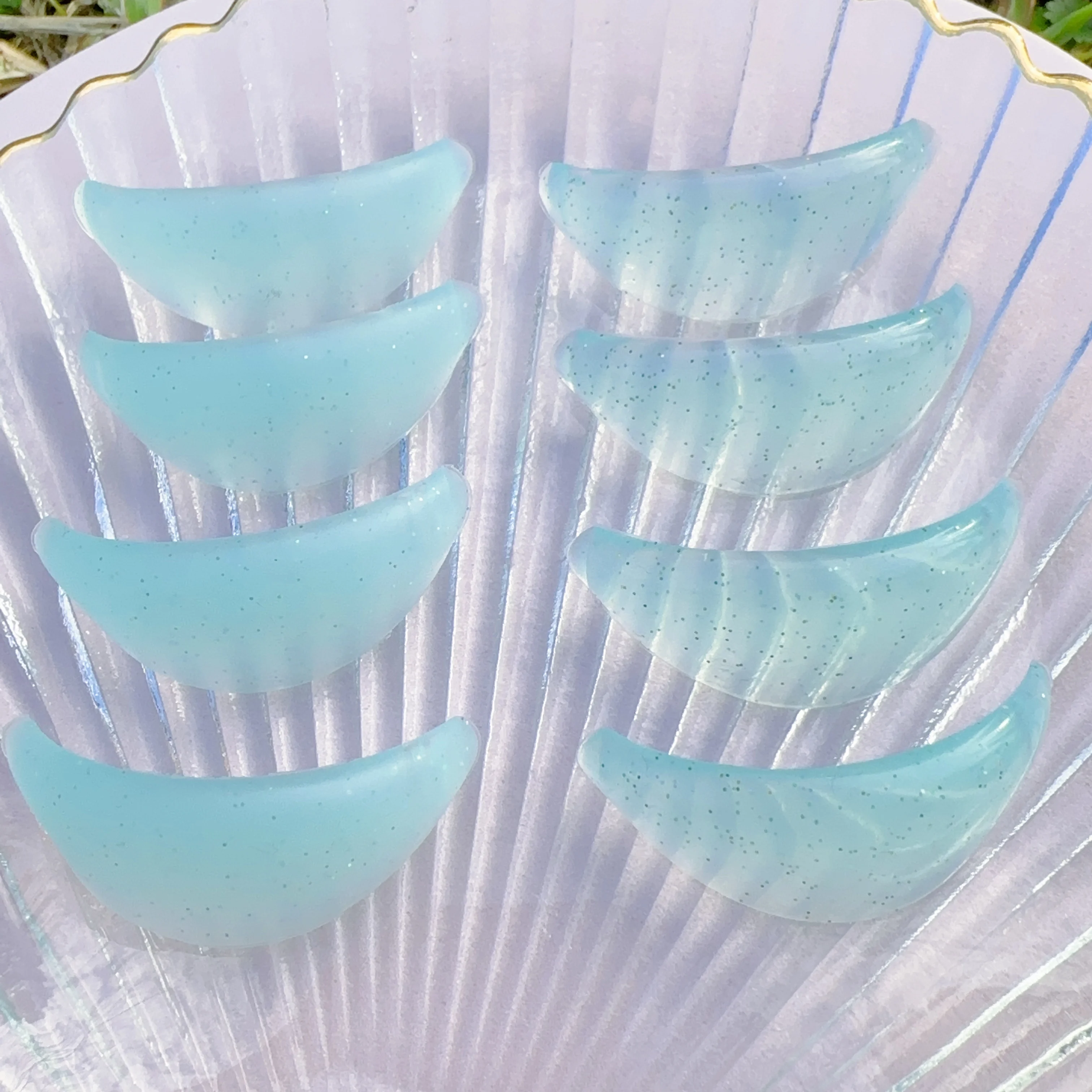 Self Sticky Lash Lift Pad Glue Less Forma Eyelash Perm Rod Lifting Lamination Shield Tool  Reusable Curler Guard  4 Pairs Roller