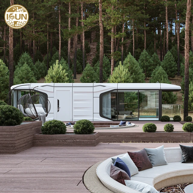 Customized Modular Residential Prefabricated Mobile Homes Prefab House Container Capsule House