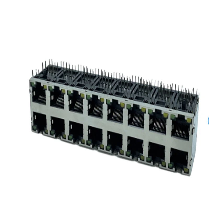 Сетевой гнездовой разъем 2021, 8-контактный модульный разъем PCB 1X4 Ethernet RJ45