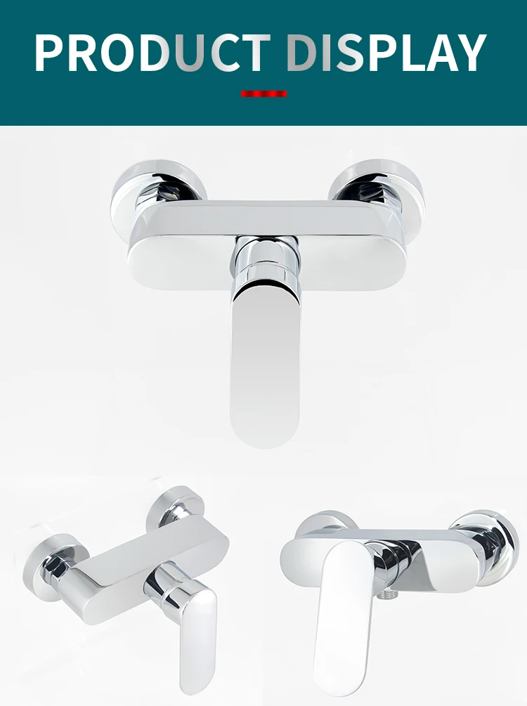European Wall Mounted Guaranteed Quality Modern Style Design Modern Exposed Wall Mounted Bath & Shower Faucets