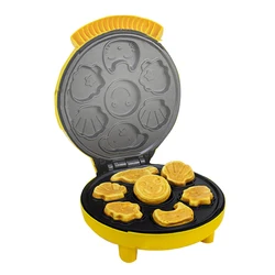 Mini Electric Pan Cake Maker Cartoon Bread Machine Double-sided mini Breakfast machine household