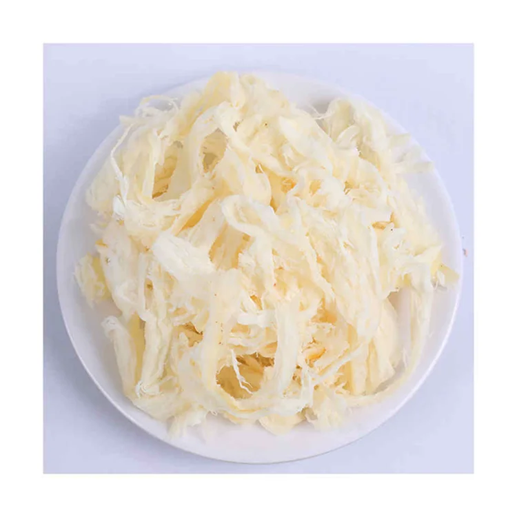 Wholesale Fresh Natural Original Seafoods Dried Squid Shreds Snack Spicy Shredded Squid with Iron Plate