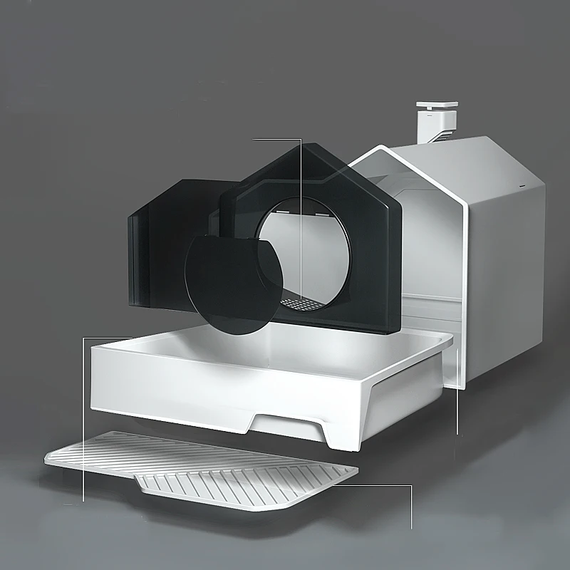 Large Full Close Drawer Animal Cat Litter Box Deodorization Pet Cleaning Waste Disposal Products Cat Toilet