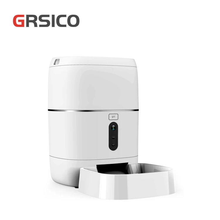 Tuya App Wireless Wifi Remote Control Smart Automatic Pet Feeder Supports Real-Time Video and Voice Intercom