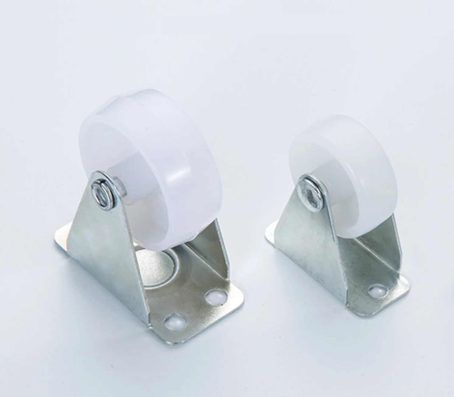 Manufacturer 50 mm White Wheel PP Rigid Caster 2 Inch Furniture Light Duty Fixed Castor