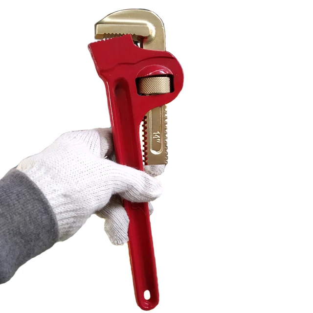 Non sparking tools manufacturer copper alloy 350 mm pipe wrench