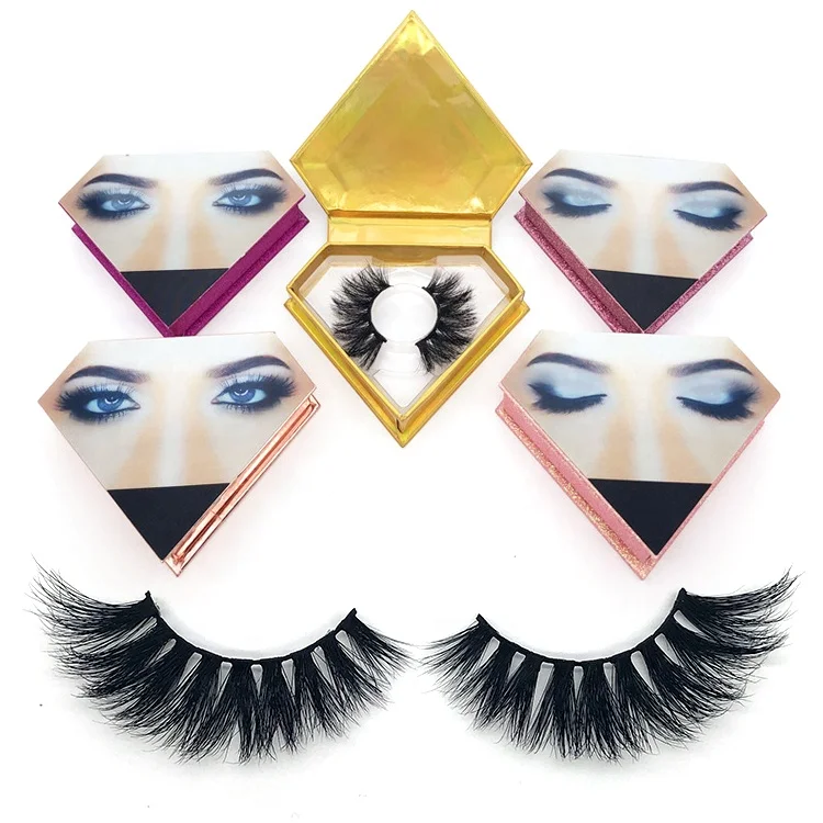 
2019 Wholesale Vendor Cheap Price Cruelty Free eyelash packaging, Faux Mink Make Up One Dollar packaging Eyelash 