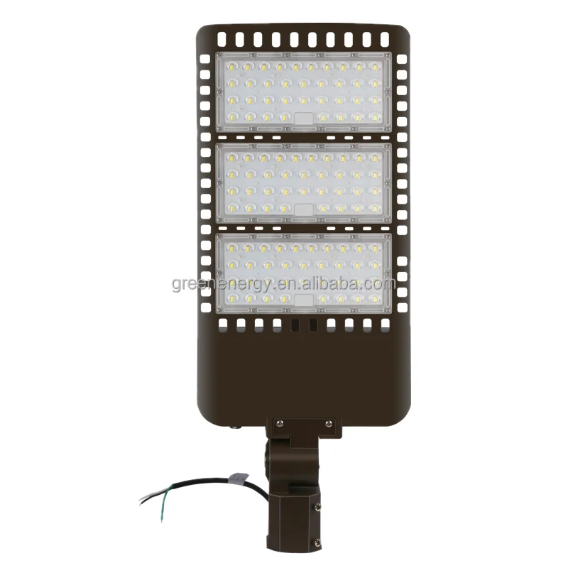 7 yrs warranty led parking lot light ETL cETL DLC 300w 42000lm photocell sensor dusk to dawn 300 watt street light for road