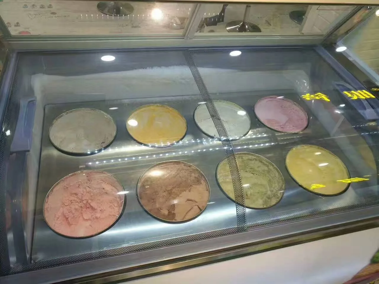 May Promotion Activities Popsicle Cabinet Freezer for Sale Cake Commercial Snack Showcase Hard Ice Cream Freezer Display