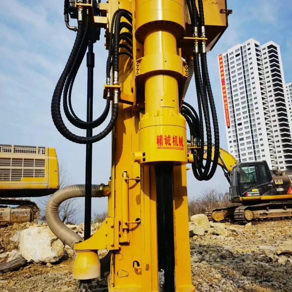 For stone breaking and demolition blasthole drill rig and splitter machine,multi-functional excavator-powered rock splitter