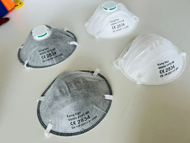 protective maskes KN95 FFP2 standard Dust Mask custom logo four layers non woven Disposable active carbon dust mask with valve