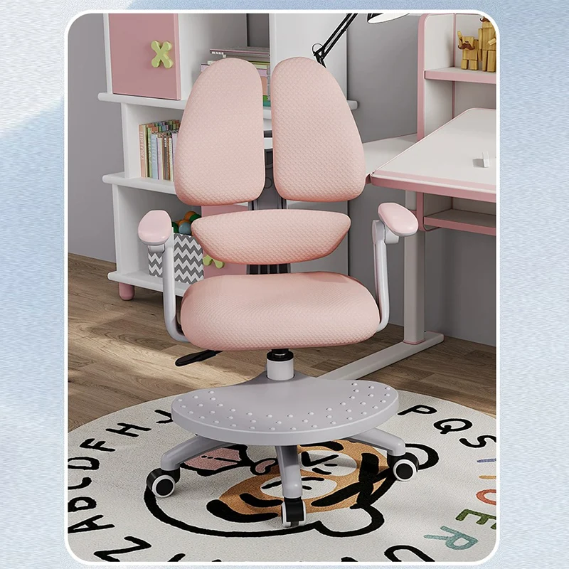 Kids Chair Easy Adjustment Double Back Growing Chair For Kids Study Perfect Support Learning Chair