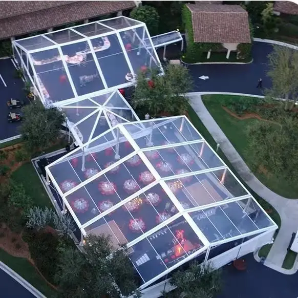 Event Outdoor Tent Open Marquee Wedding Tent Party Wedding White Transparent