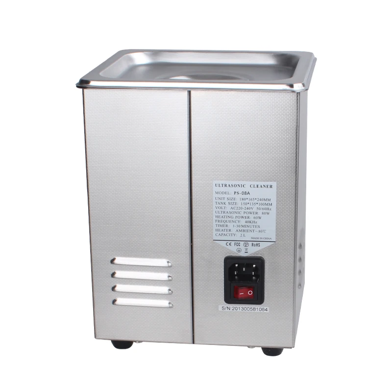 Jeken Digital Ultrasonic Cleaner 2L PS-10A Engine Carbon Cleaning Machine