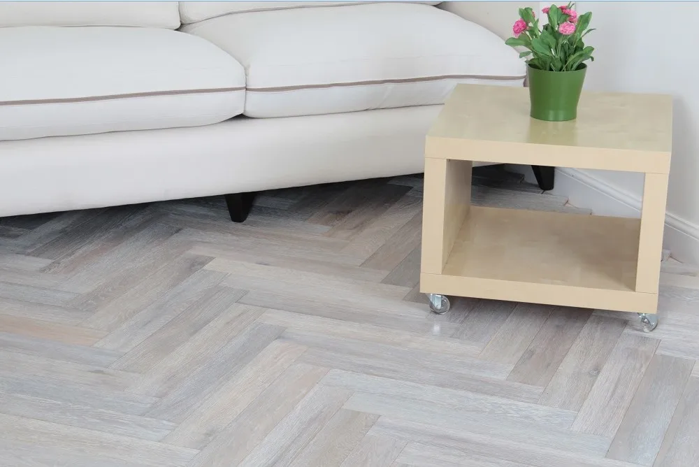 classical 60 degree selected grade greyish oak chevron parquet flooring