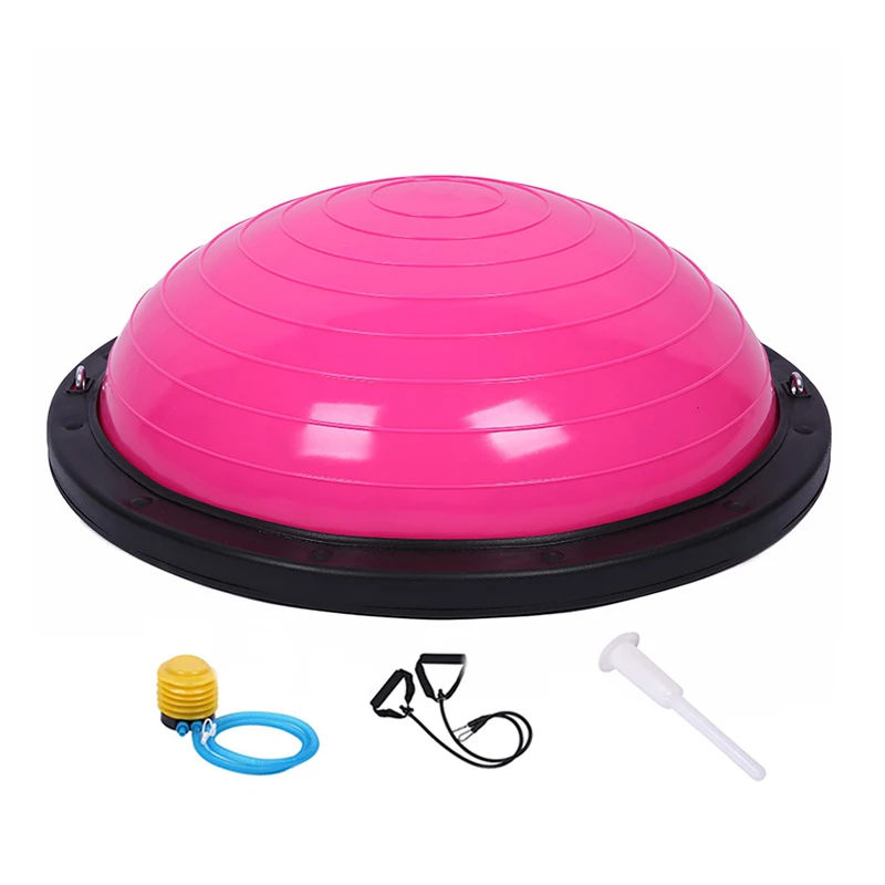 Home Eco-friendly PVC Fitness Beginners Pilates Hemisphere With Yoga Equipment Half Yoga Ball