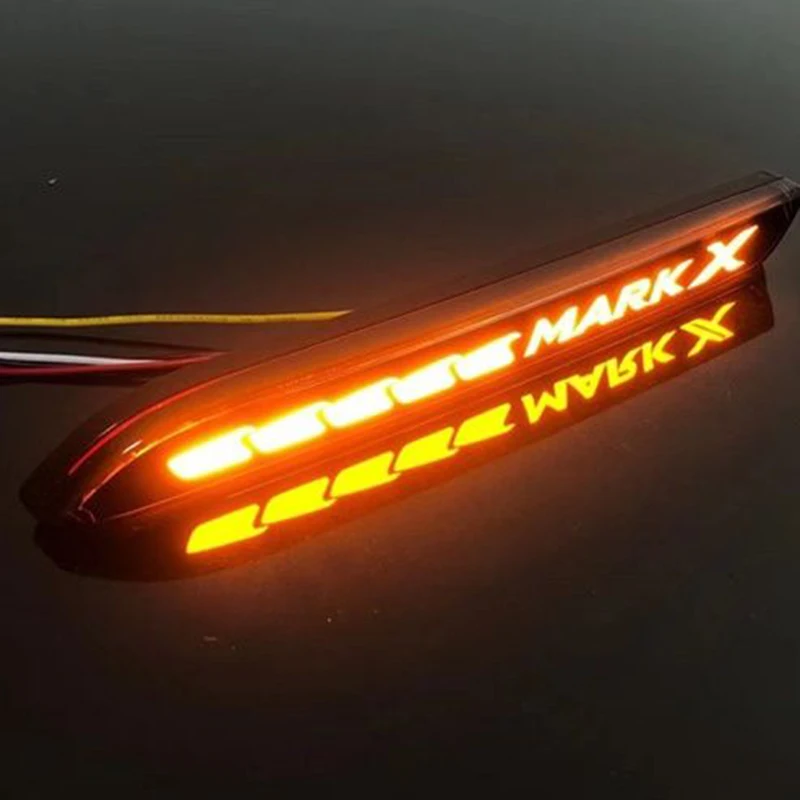 car upgrade rear bumper lamp anti-rear-end collision light for toyota reize mark x 2005-2016 exterior accessories modify