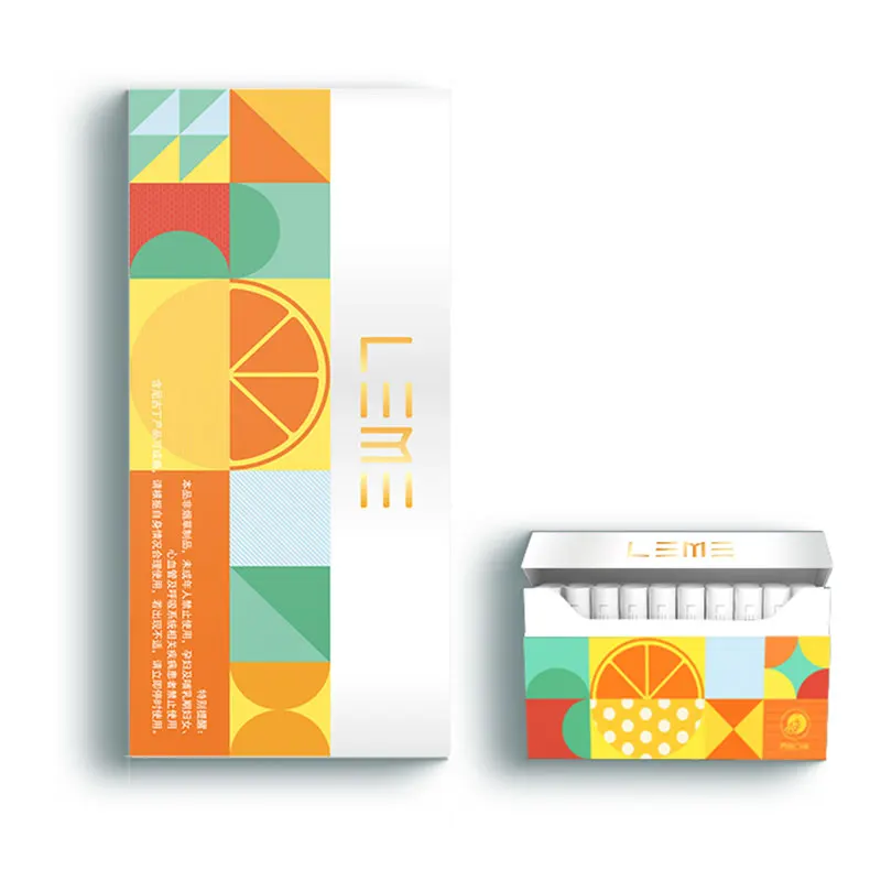 Fruit Series Leme Herbal Stick Pomelo Flavor Heat Not Burn E Cigarette
