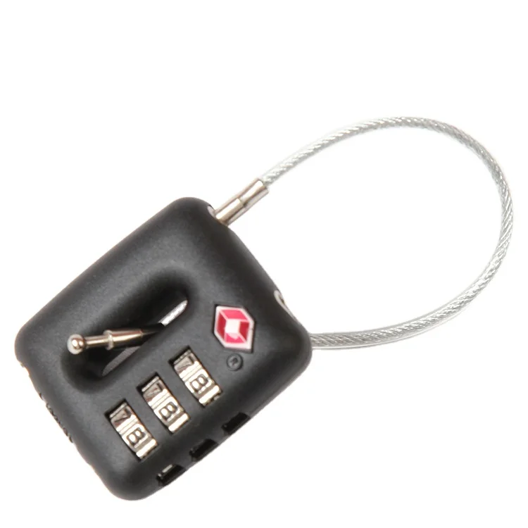 Travelsky tsa approved locks safe travel mini  tsa 3dial combination lock