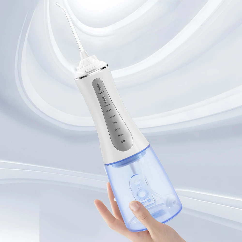 Oral Care Device Rechargeable Dental  Irrigator 5 Working Modes Portable Water Teeth Flosser